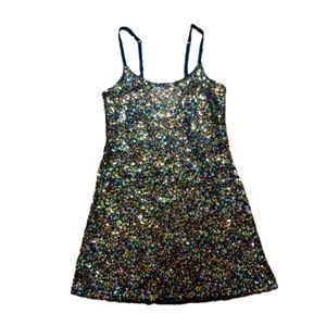 Free People Sequin Slip Dress